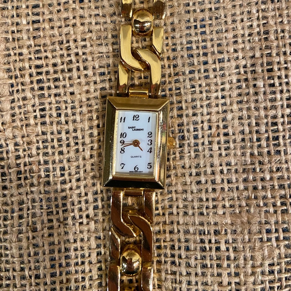 Saint Laurent Chain Link Bracelet Watch